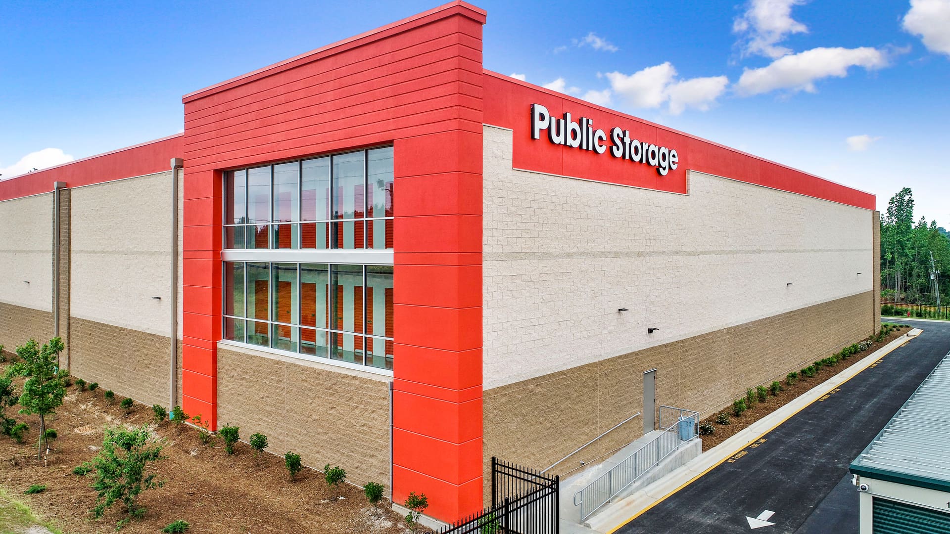 Completed Public Storage commercial construction project